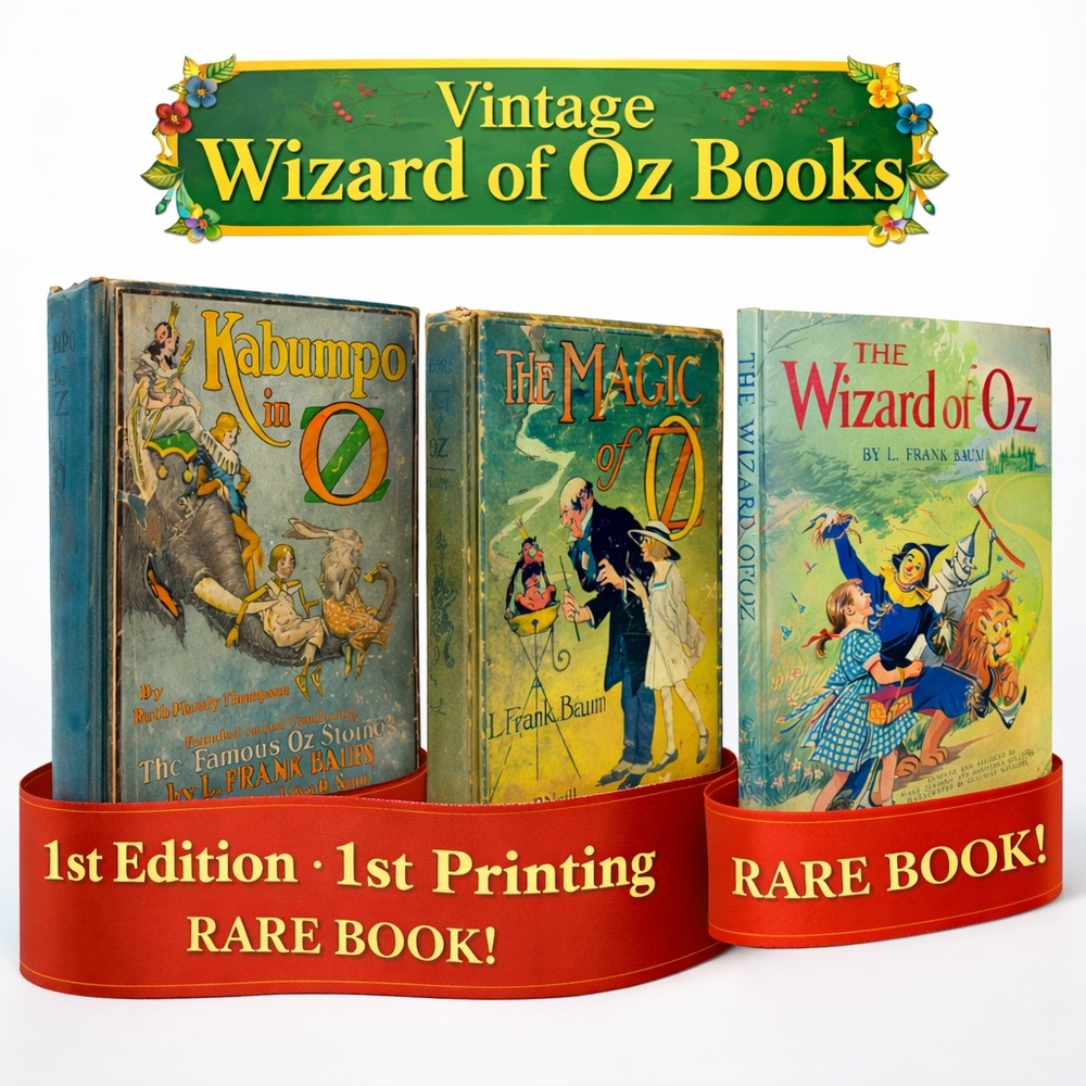 First Edition Vintage OZ Book Bundle